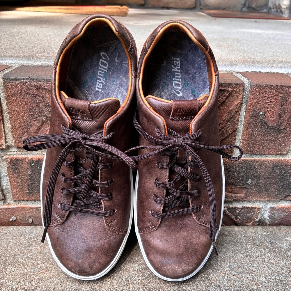 OluKai Lae'ahi Li 'Ili Men’s Leather Sneaker Sz11 EUR44